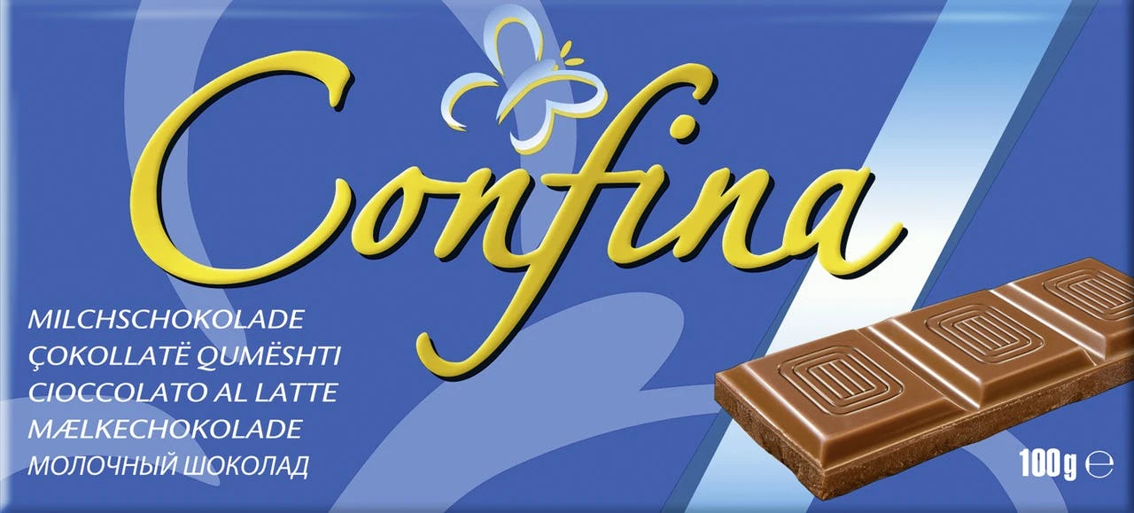 Confina Milchschokolade Vollmilch 20 X 100 G (2,0 Kg)