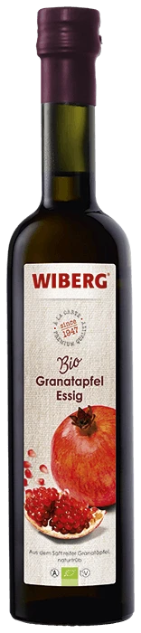 WIBERG BIO Granatapfel-Essig Aus Dem Saft Reifer Granatäpfel Naturtrüb 5 % Säure (500 Ml)