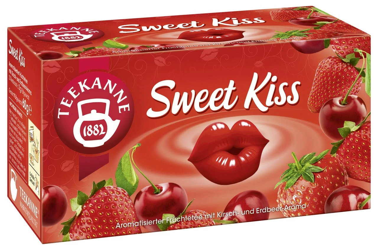 Teekanne Früchtetee Sweet Kiss 20 Teebeutel (60g) - Image 6