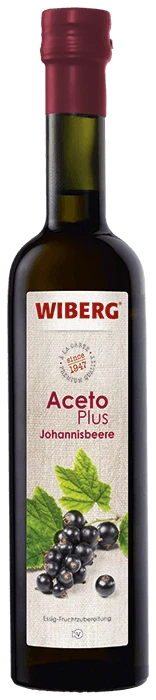 WIBERG AcetoPlus Johannisbeere Essig-Fruchtzubereitung 2,6 % Säure (500 Ml)