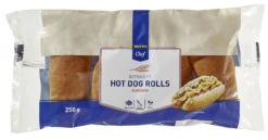 METRO Chef Hot Dog Brötchen 8 Portionen X 250 G (2 Kg)