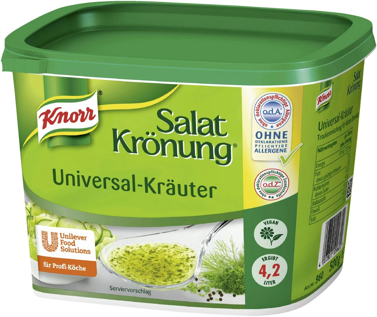 Knorr Salat Dressing Kräuter (1 L) - Image 5
