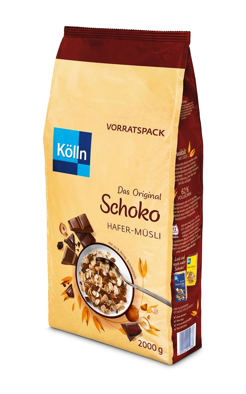 Kölln Müsli Schoko 30 % Weniger Zucker (2kg) - Image 5