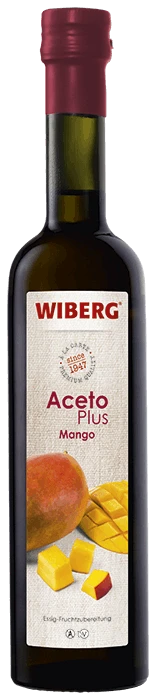 WIBERG AcetoPlus Mango Essig-Fruchtzubereitung 1,2 % Säure (500 Ml)