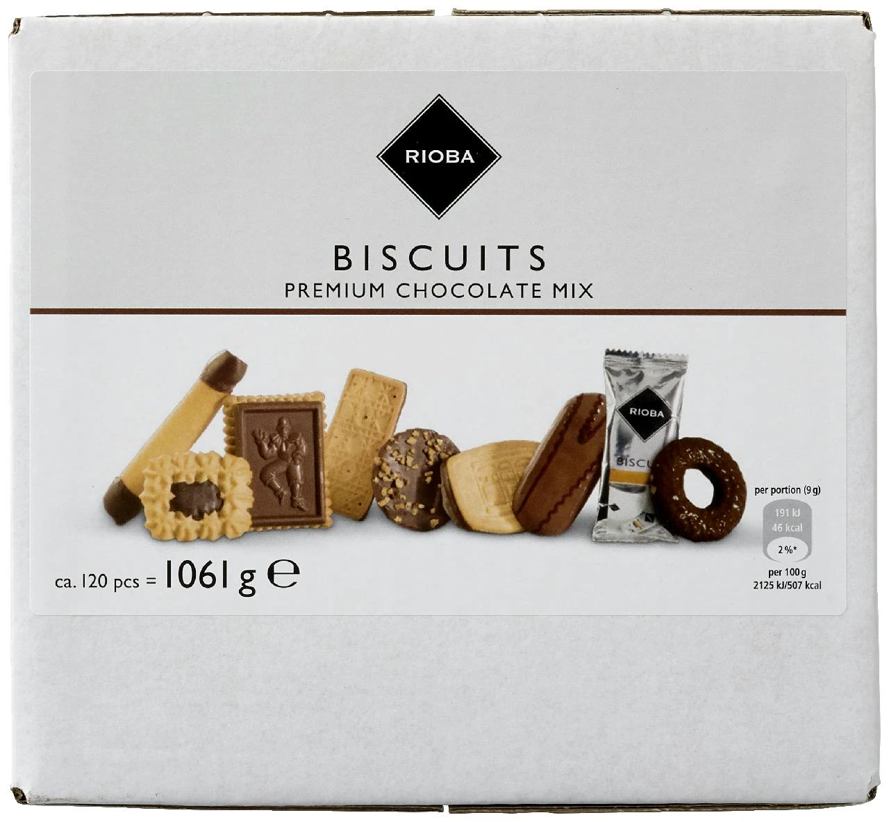 Rioba Kekse Premium Cookie Mischung 144 Portionen (1,1 Kg) - Image 2