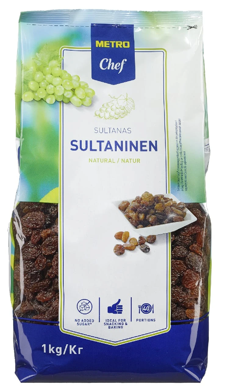 METRO Chef Golden Sultana Rosinen (1 Kg) - Image 2