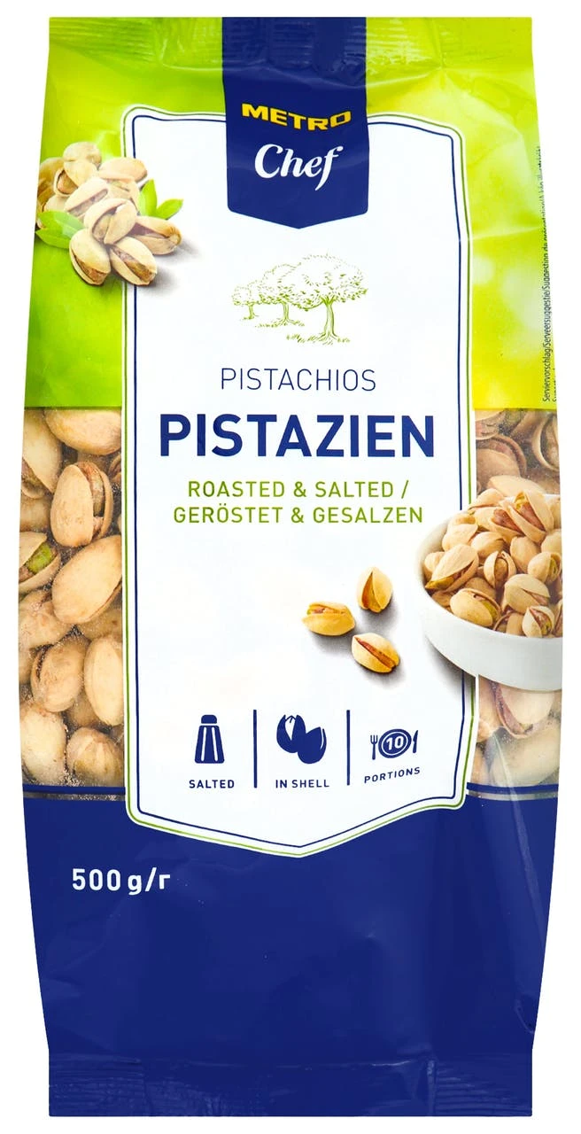 Metro Chef Pistazien Geröstet & Gesalzen (500 G)