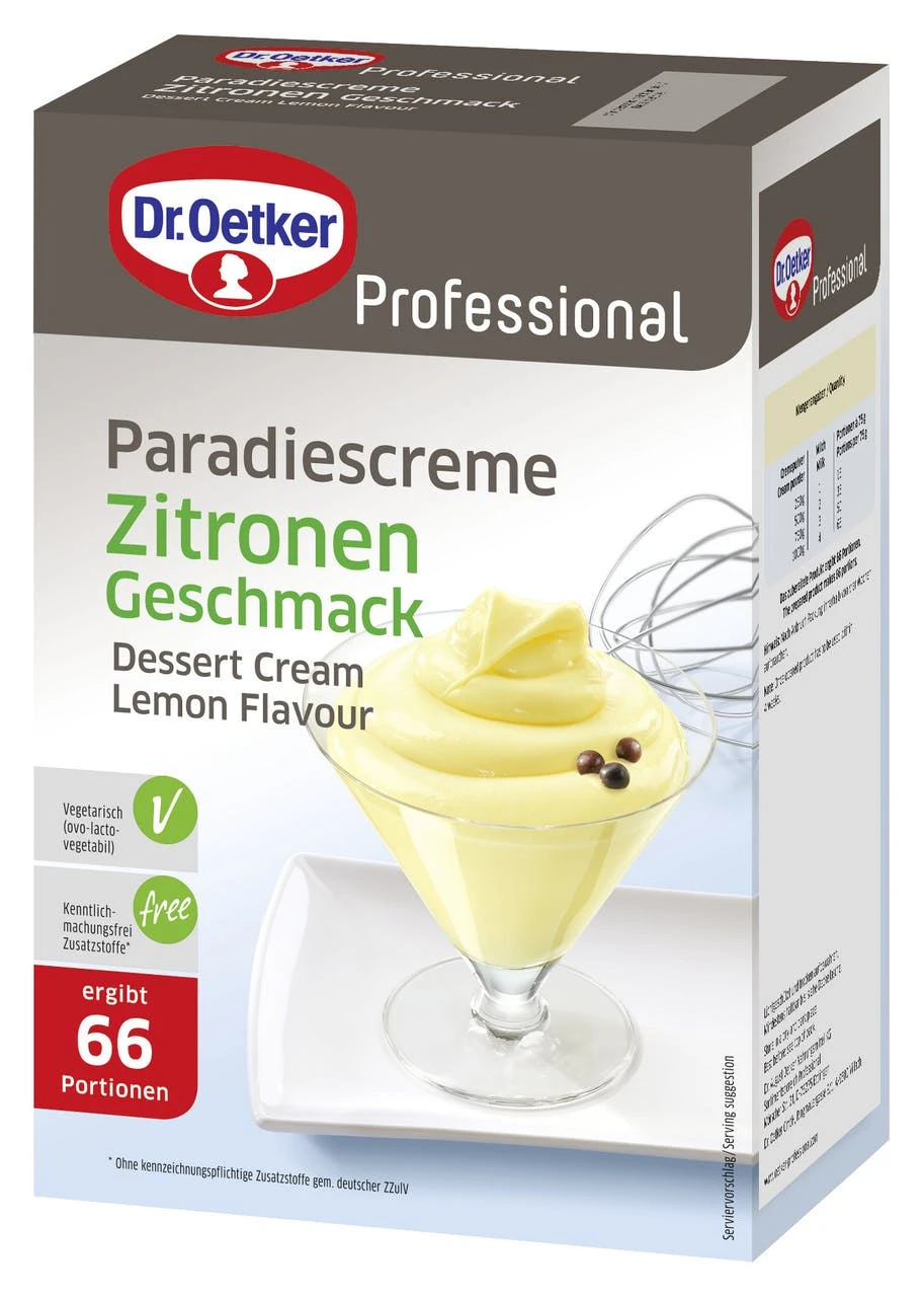 Dr. Oetker Professional Dessertpulver Mousse Zitrone (1 Kg) - Image 2