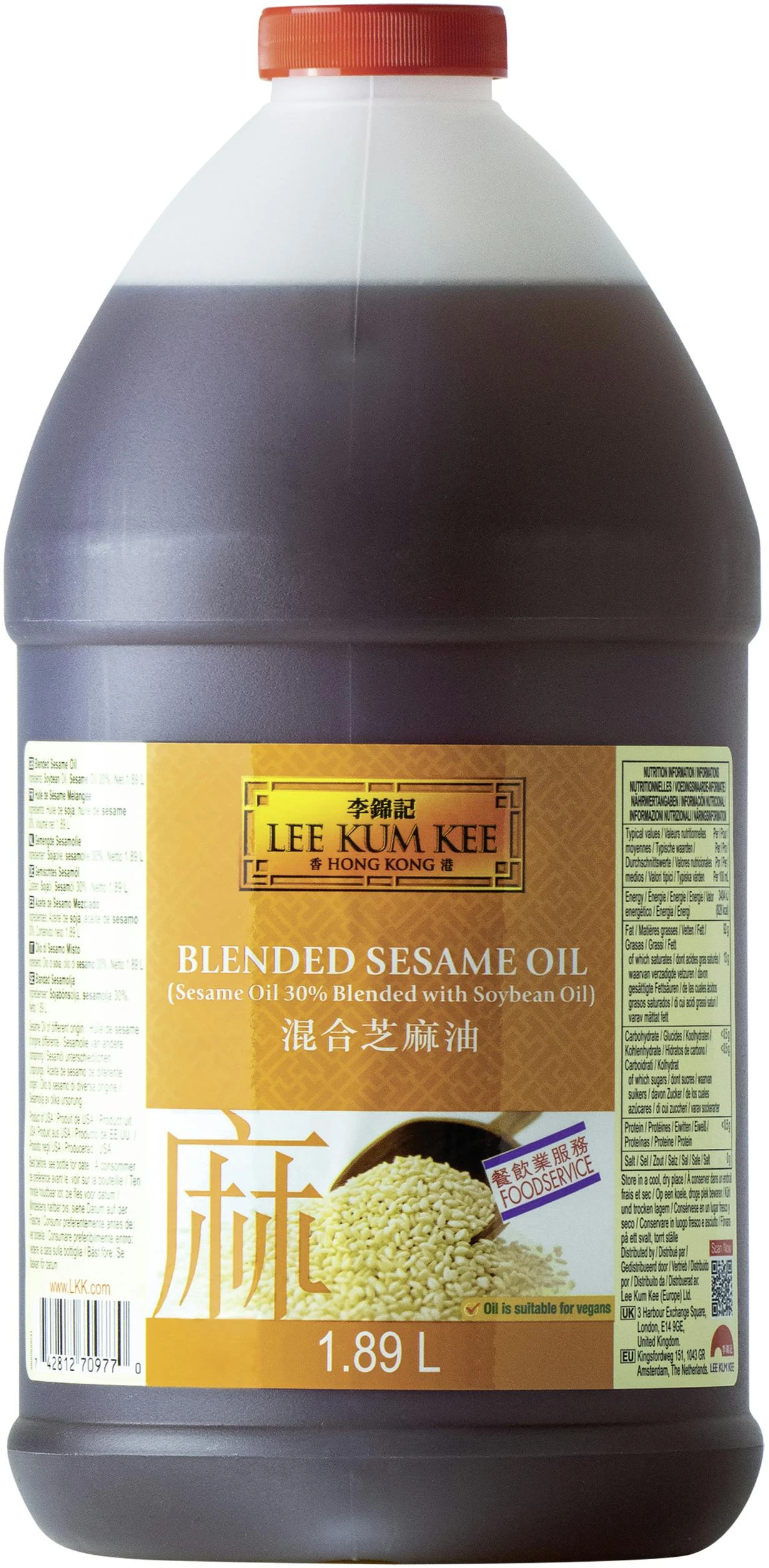 LEE KUM KEE Sesamöl Blended (1,74 Kg)