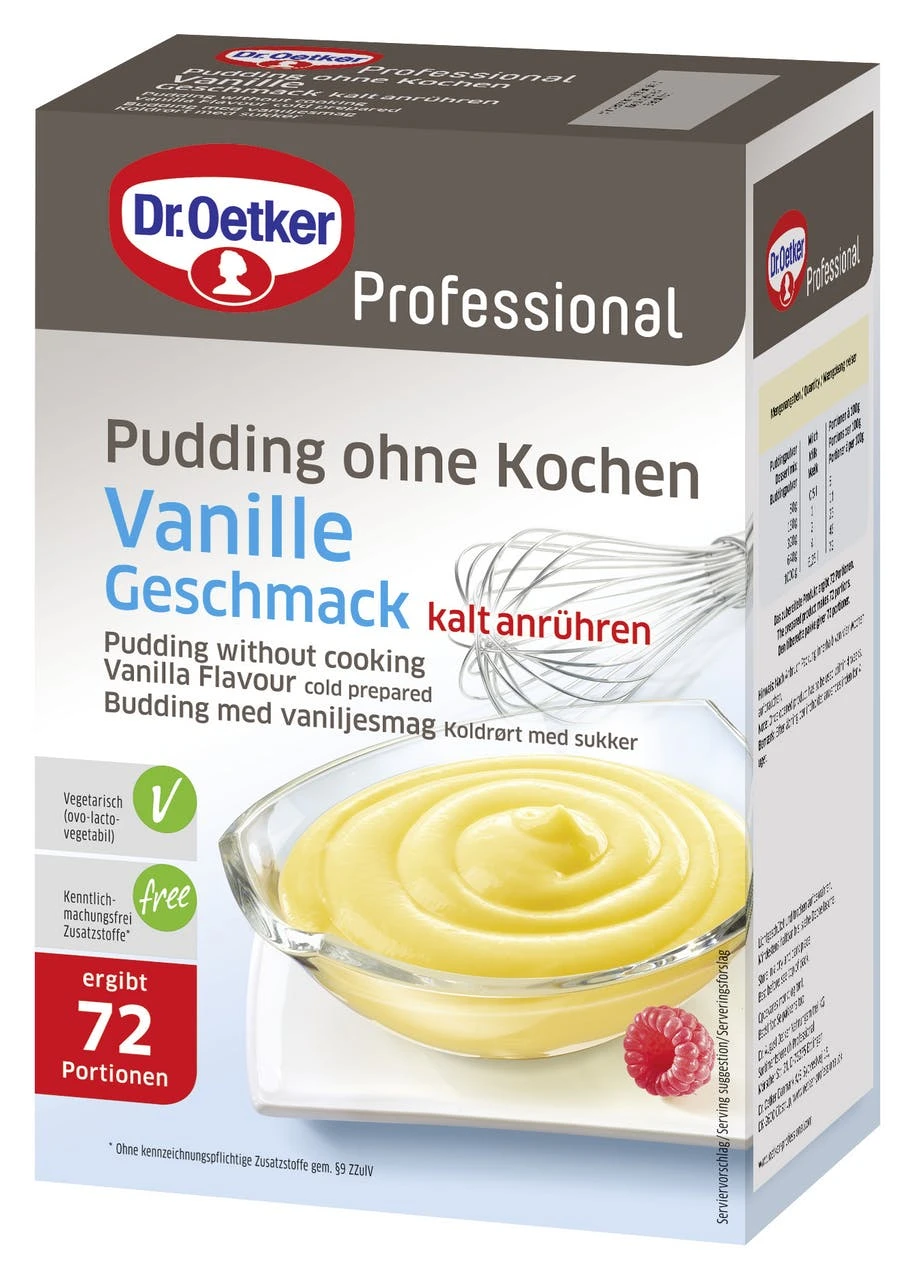 Dr. Oetker Professional Götterspeise Himbeer Dessertpulver (1 Kg) - Image 4