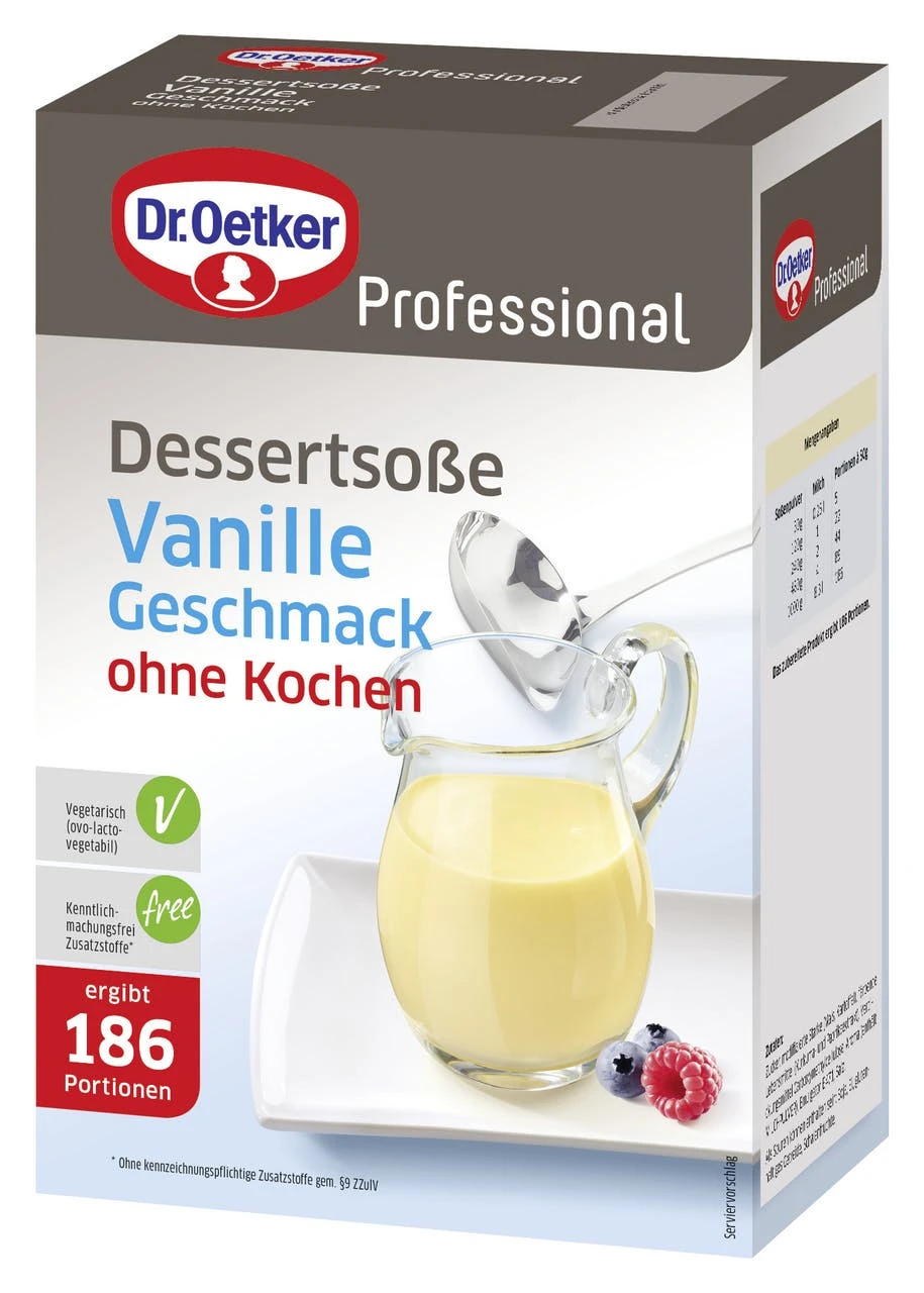 Dr. Oetker Professional Dessertsoße Vanille (1 Kg)