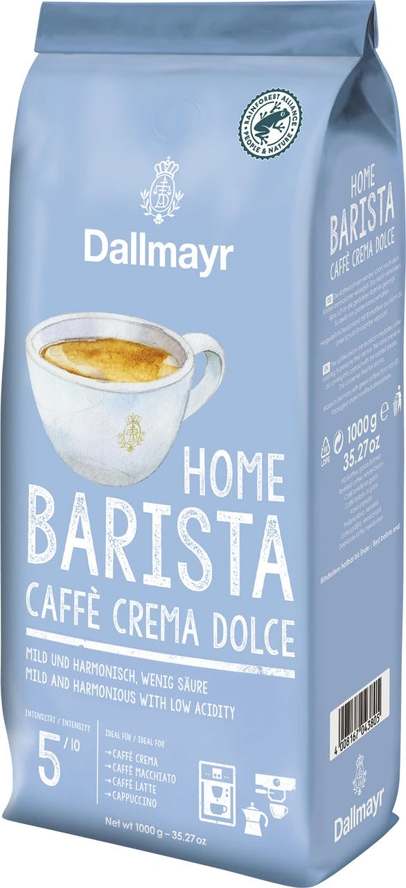 Dallmayr Kaffeebohnen Home Barista Crema Dolce (1 Kg) - Image 7