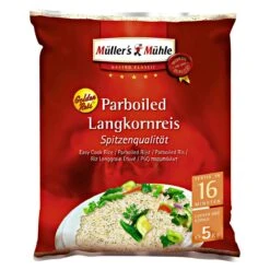 Müller´s Mühle Golden Parboiled Langkornreis (5 Kg)