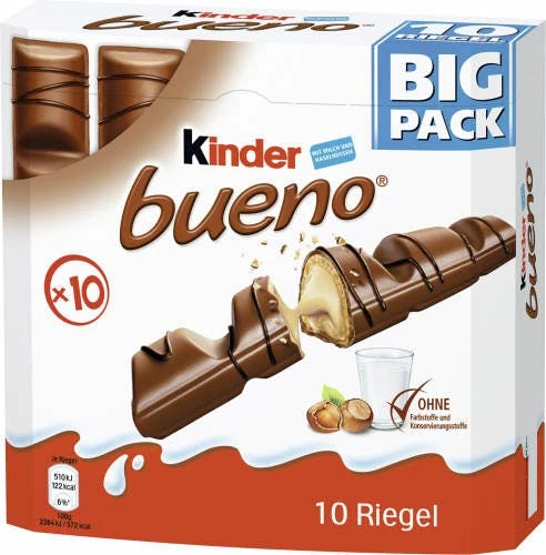 Kinder Bueno 10 Riegel (215 G)