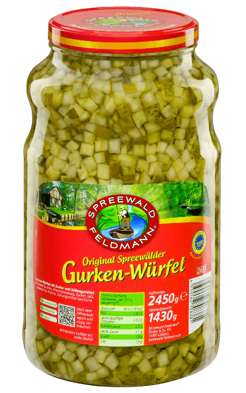 Spreewald-Feldmann Cornichons Mit Kräutern & Frischen Zwiebeln (2,45 Kg) - Image 5