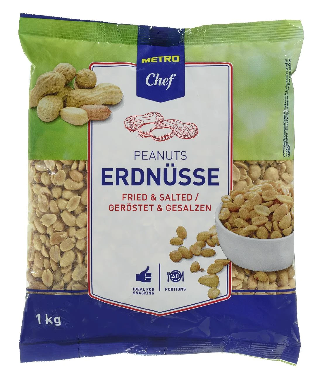 Metro Chef Erdnüsse Geröstet & Gesalzen (1 Kg)