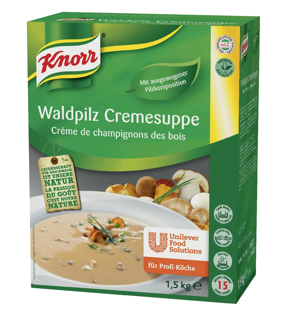 Knorr Waldpilz Cremesuppe (1,5 Kg)