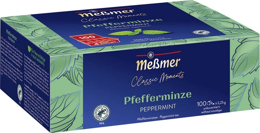 Meßmer Kräutertee Pfefferminze 50 Teebeutel (112 G) - Image 5