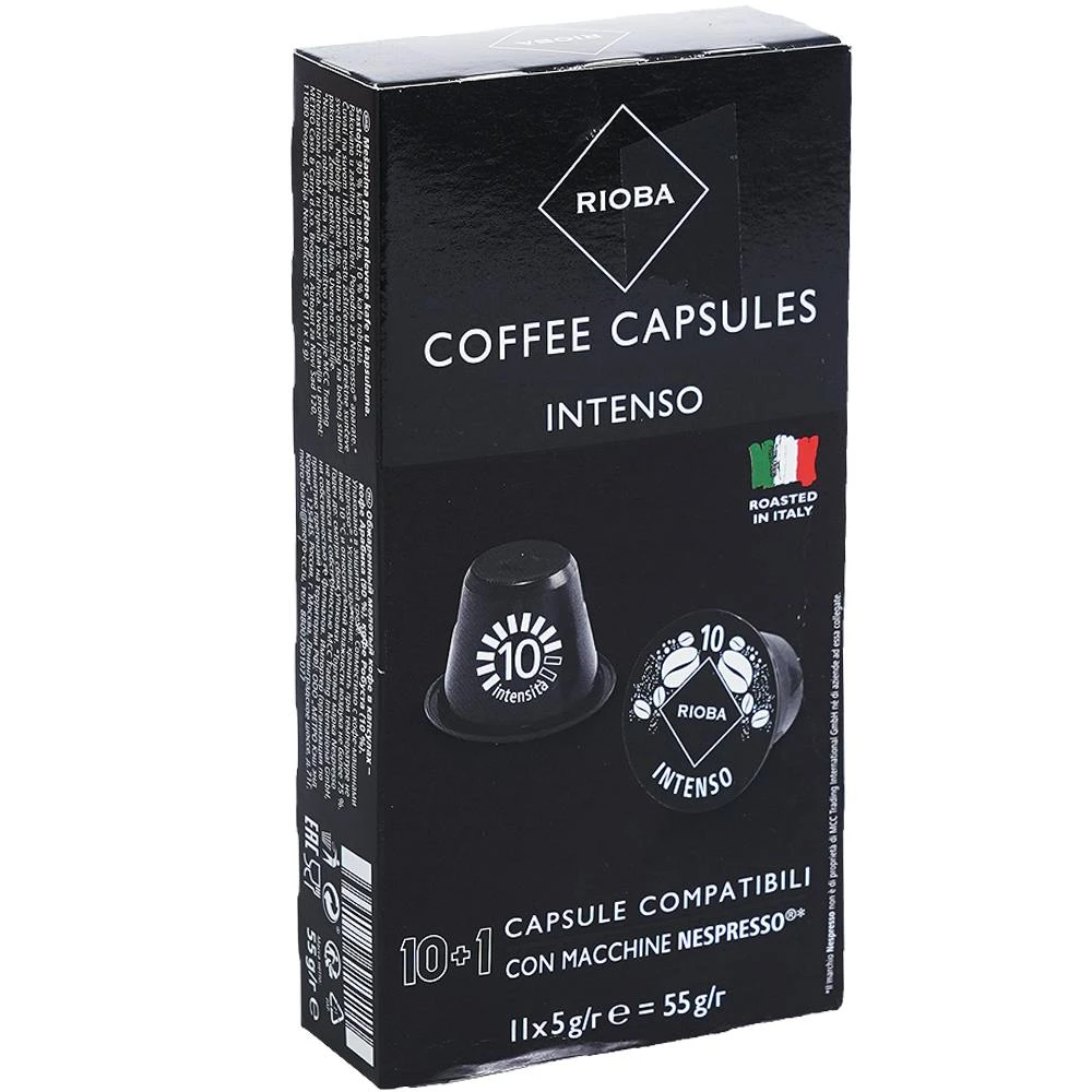 Rioba Kaffeekapseln Dacaffeinato 11 Kapseln (55 G) - Image 4