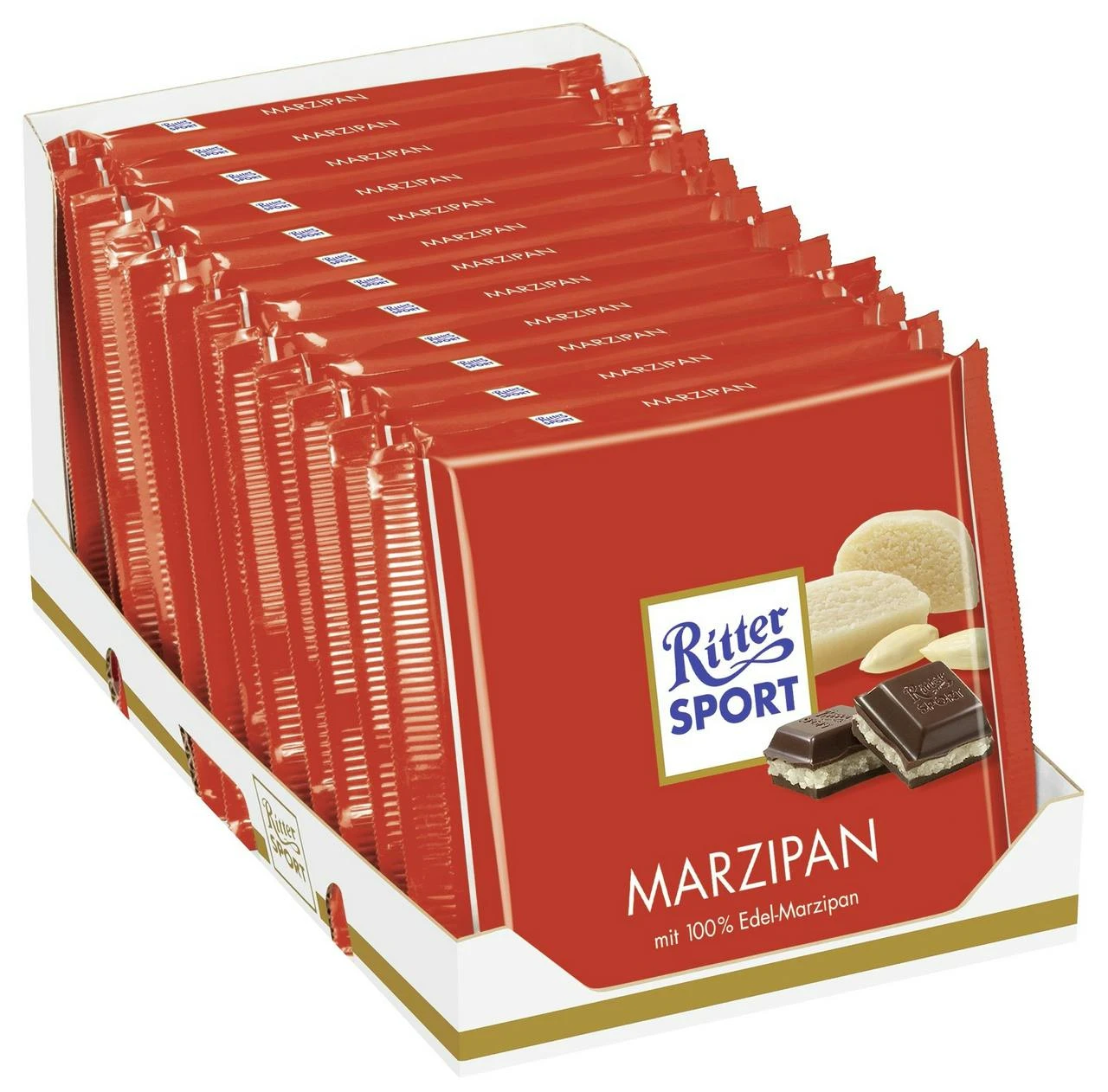 Ritter Sport Bunte Vielfalt Nugat 13 X 100 G (1,3 Kg) - Image 3