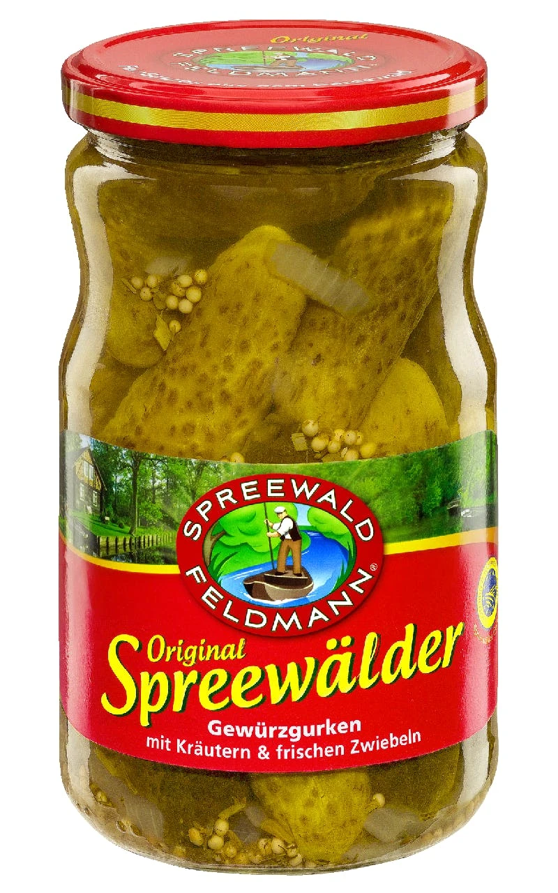 Spreewald-Feldmann Cornichons Mit Kräutern & Frischen Zwiebeln (2,45 Kg) - Image 3