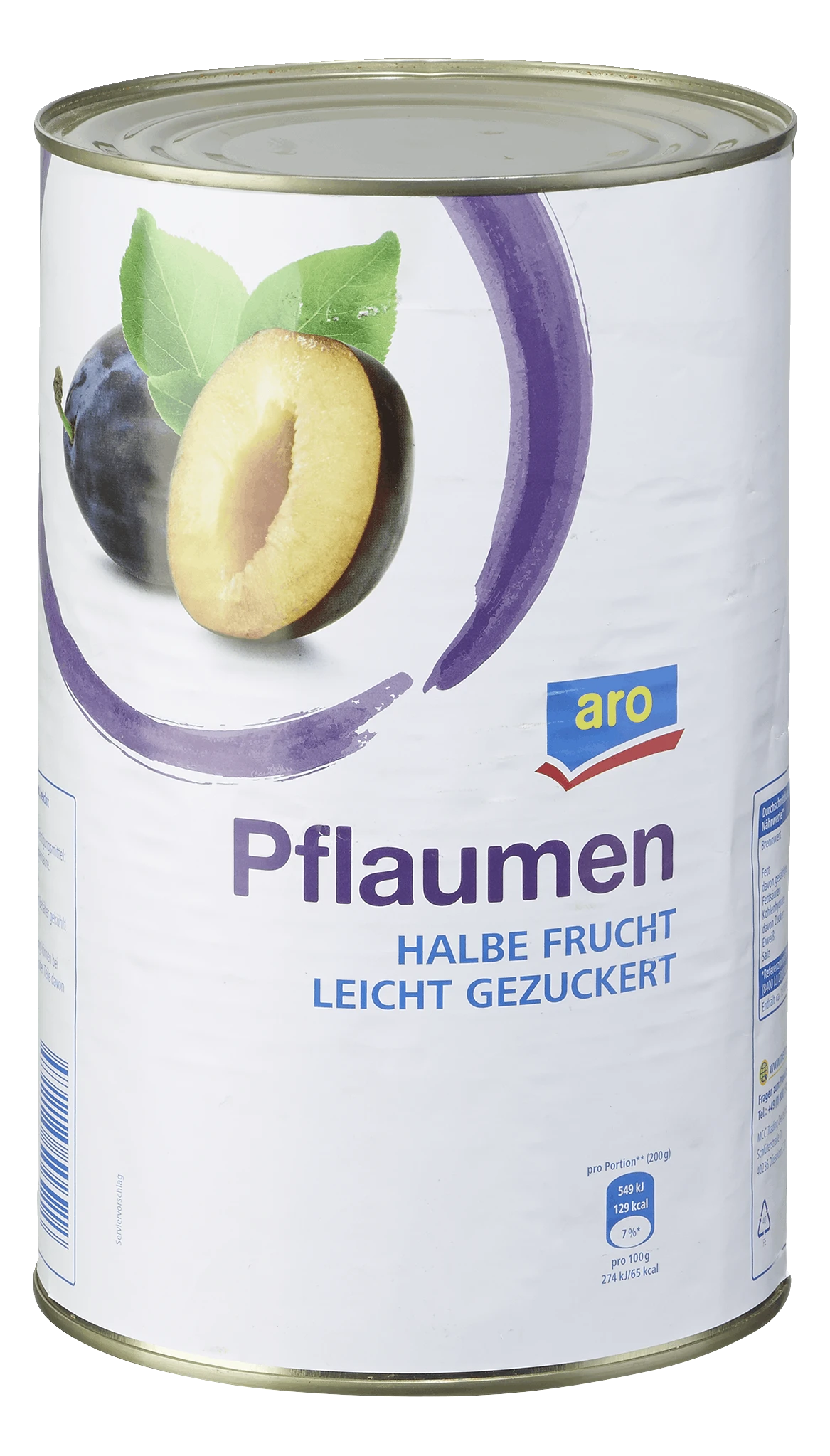 Aro Pflaumen Halbiert (4,25 L) - Image 4