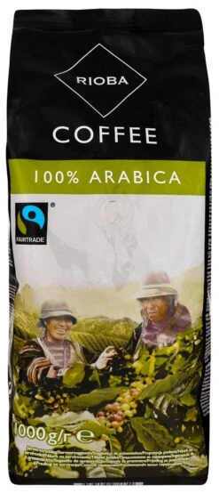 Rioba Kaffeebohnen Fairtrade Arabica (1 Kg)