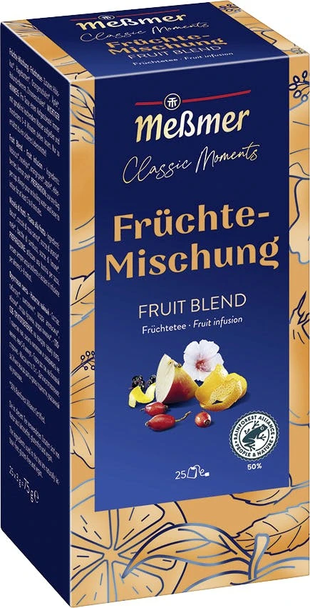 Meßmer Früchtetee Hagebuttentee Mischung 25 Teebeutel (75g) – Bild 4
