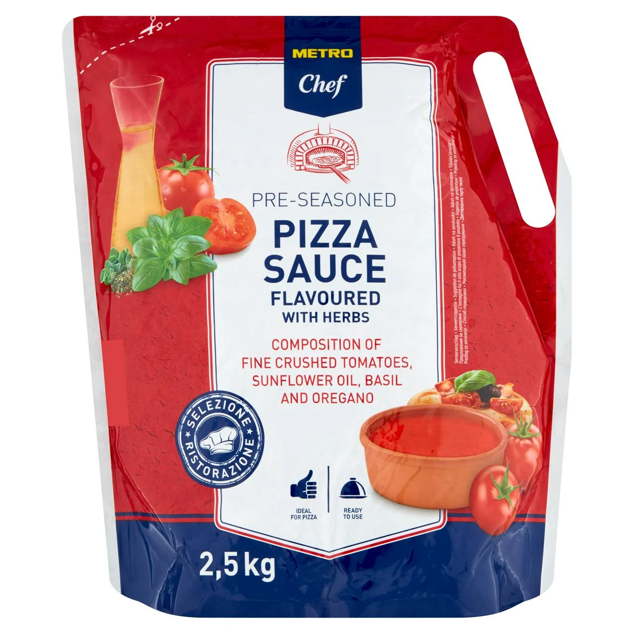 METRO Chef Pizza Sauce Mit Kräutern (2,5 Kg) - Image 4