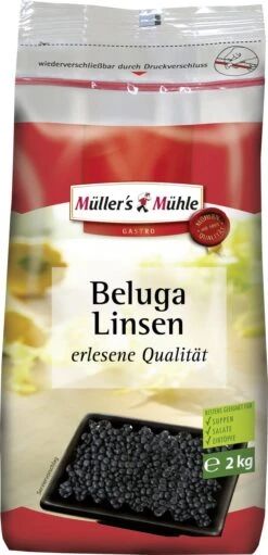 Müllers Mühle Beluga Linsen (2 Kg)