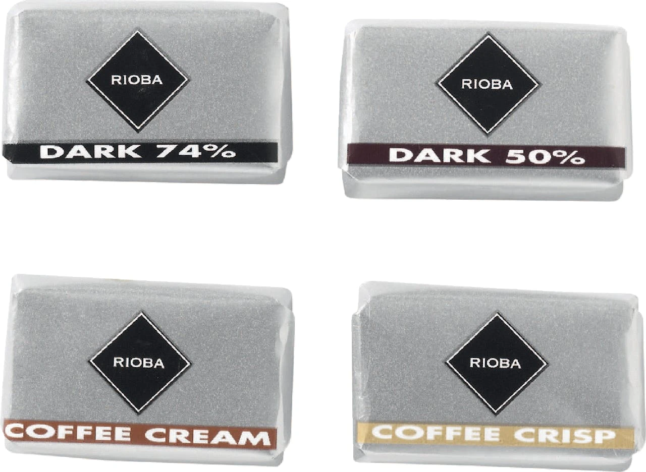 RIOBA Schokolade Swiss Coffee Naps Mischung 200 Portionen X 5 G (1 Kg) - Image 6